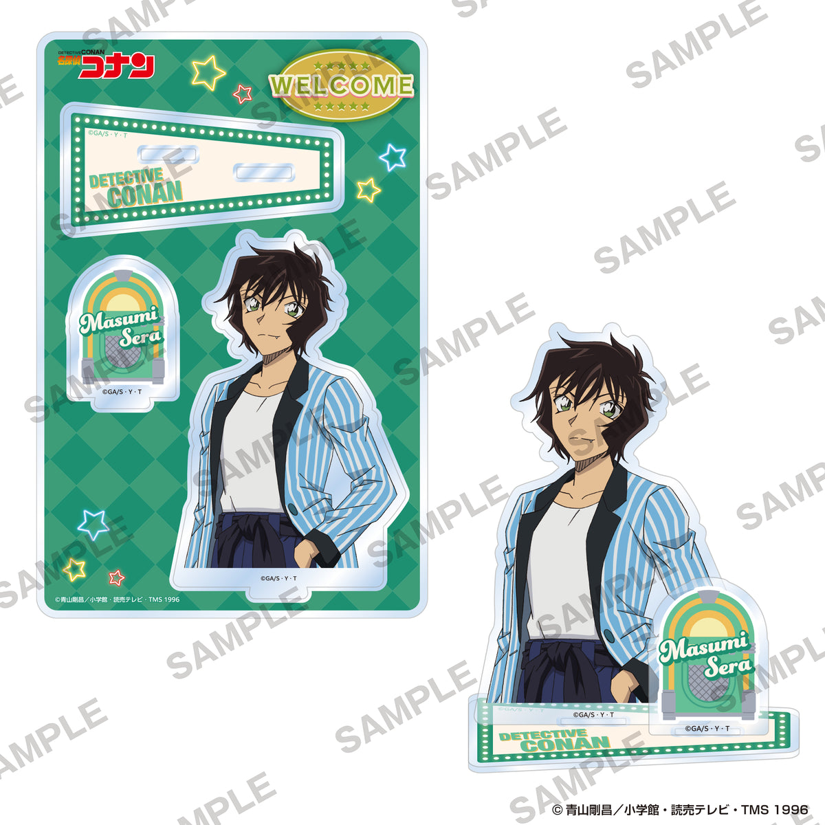 (Goods - Acrylic Stand) Detective Conan Diorama Acrylic Stand - American Oldies Ver. Masumi Sera