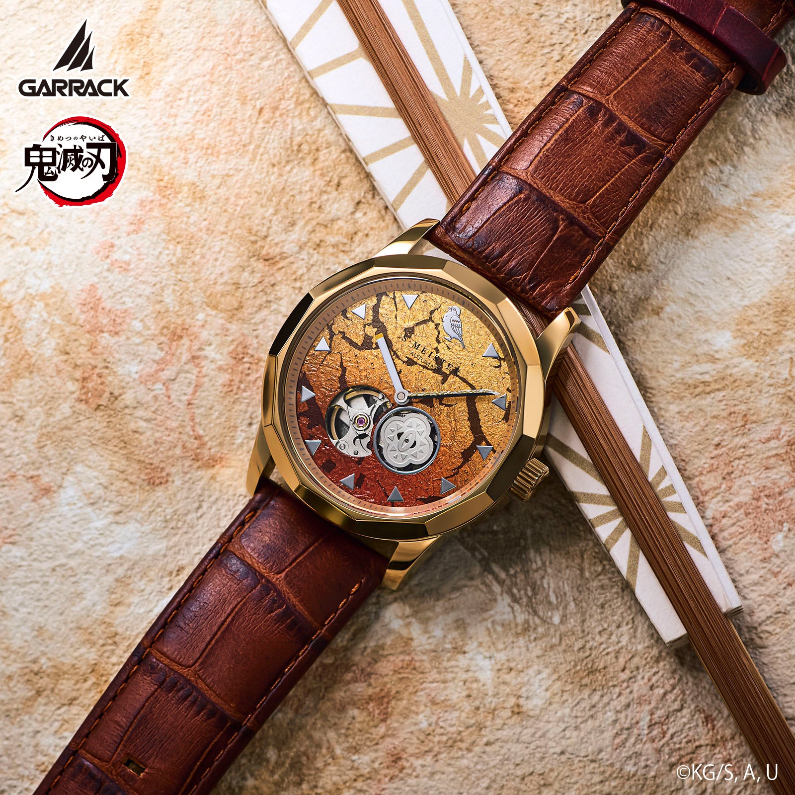(Goods - Timepiece) Demon Slayer: Kimetsu no Yaiba Anime S-MEISTER Collaboration Mechanical Watch - Zenitsu Agatsuma Model 2