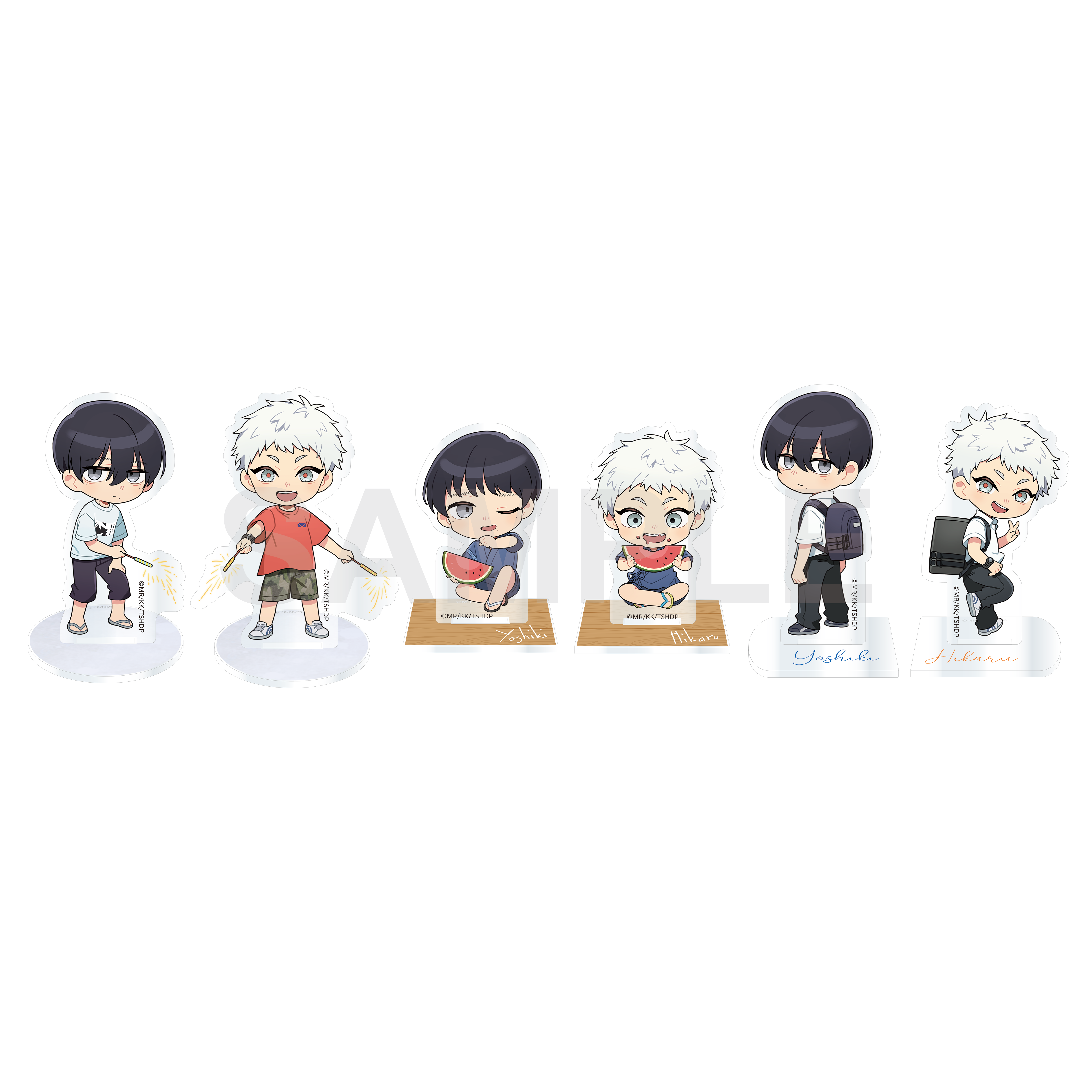 (1BOX=6)(Goods - Acrylic Stand) TV Anime The Summer Hikaru Died Tradable Mini-Character Acrylic Stand Summer Day Series PACK