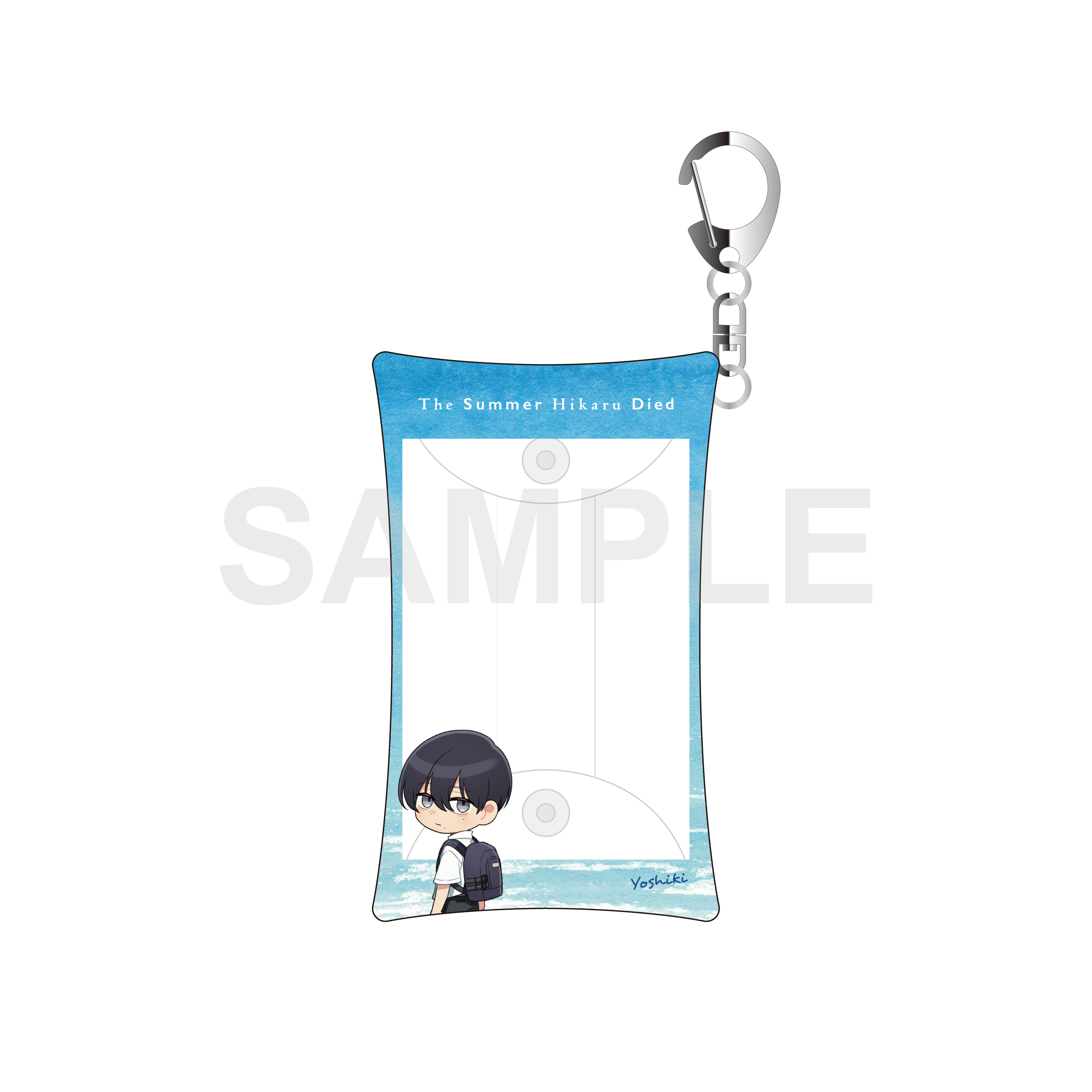 (Goods - Keychain) TV Anime The Summer Hikaru Died Clear Multipurpose Case Summer Day Series - Yoshiki