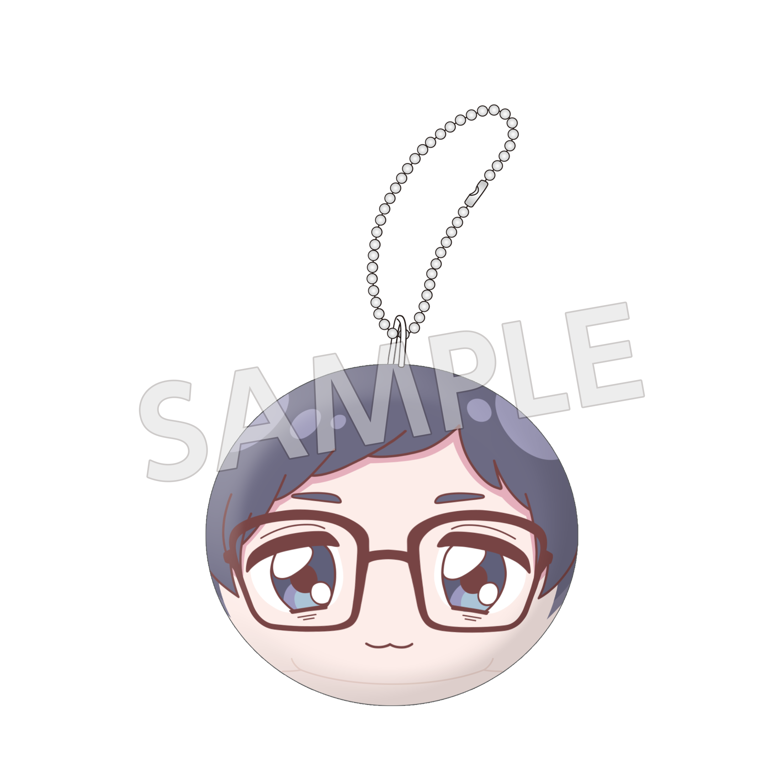 (Goods - Keychain) Isekai Office Worker: The Other World's Books Depend on the Bean Counter Mini Plush Keychain - Iseshachi Noryo Festival Ver. - Seiichirou Kondou