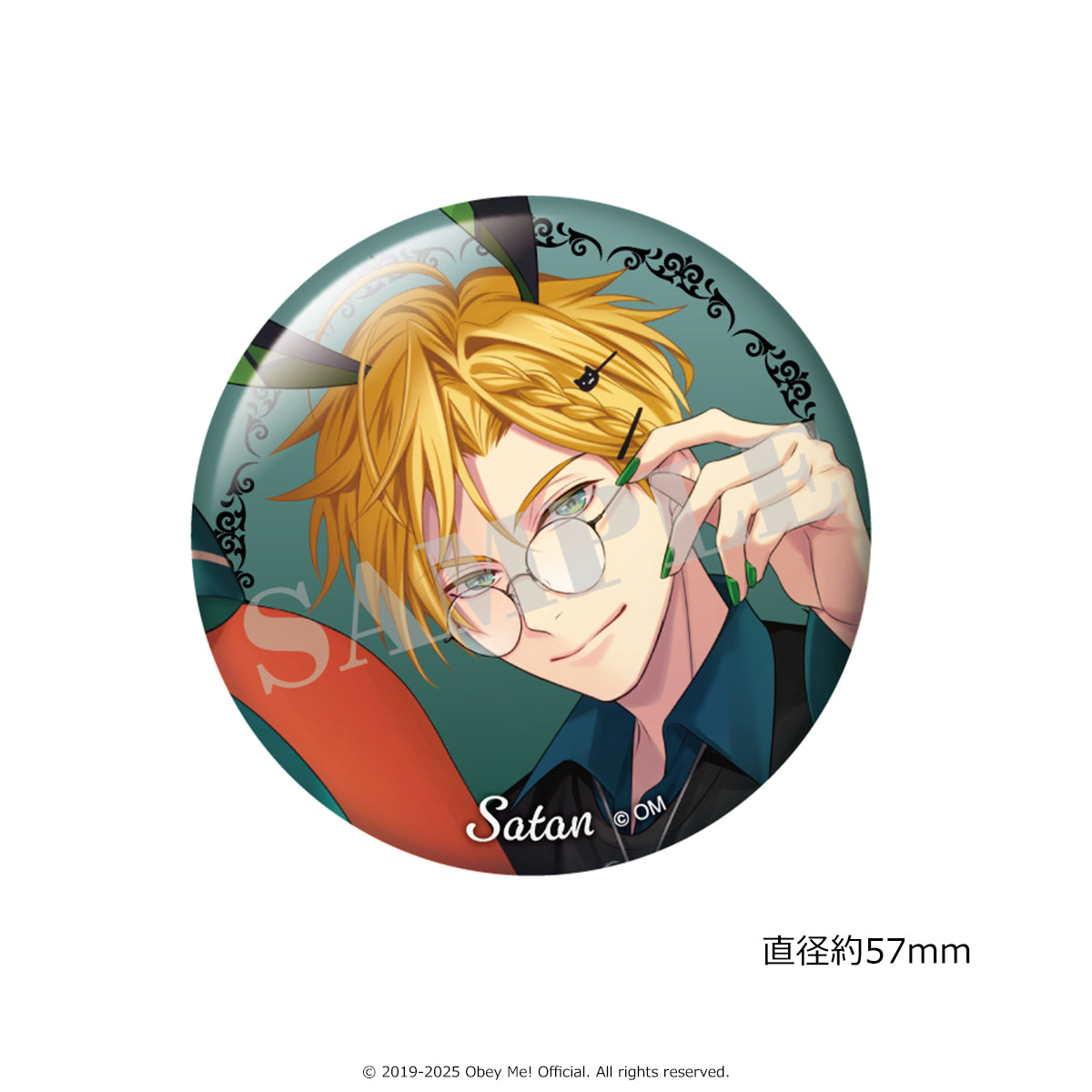 (Goods - Badge) Obey Me! ICONIQUE TRADING BUTTON BADGE ~COMPLETE SET~