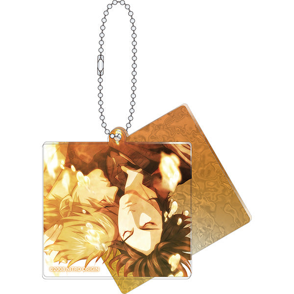 (Goods - Keychain) NITRO CHiRAL Wave-Shaped Acrylic Keychain