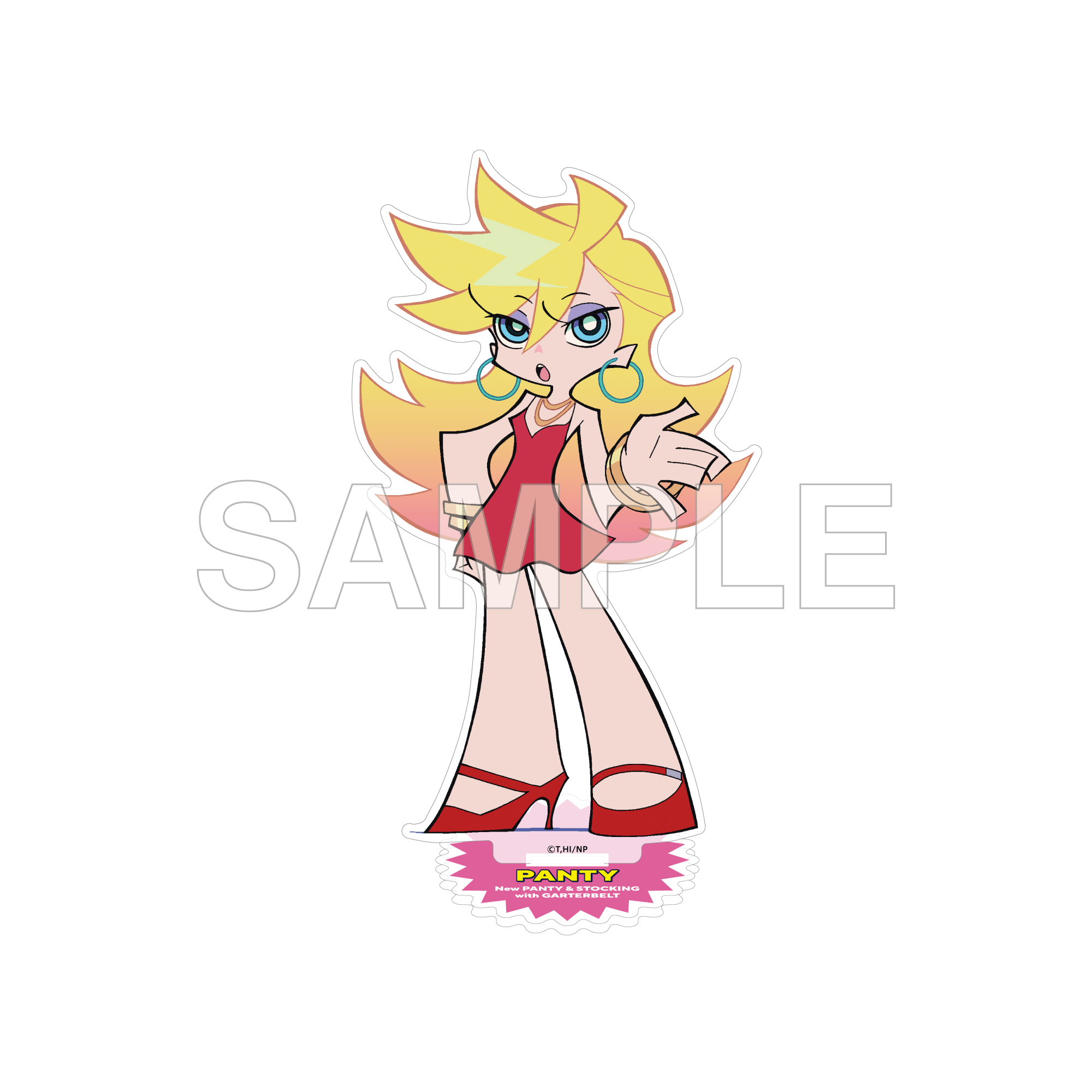 (Goods - Acrylic Stand) New PANTY & STOCKING with GARTERBELT Acrylic Stand Figure - Panty