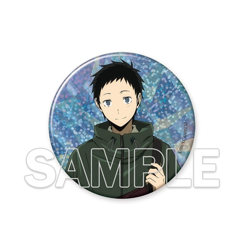 (Goods - Badge) Durarara!!x2 Ver. Winter Glimmering Tin Badge - Mikado Ryugamine
