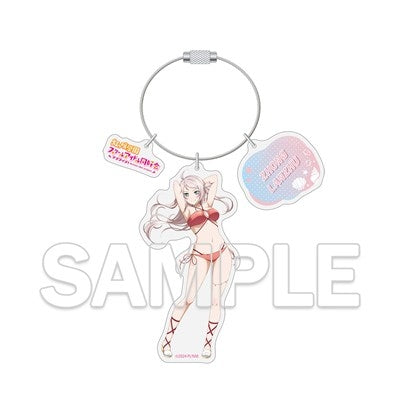 (Goods - Keychain) Love Live! Series Wire Ring Acrylic Keychain - Lanzhu Zhong