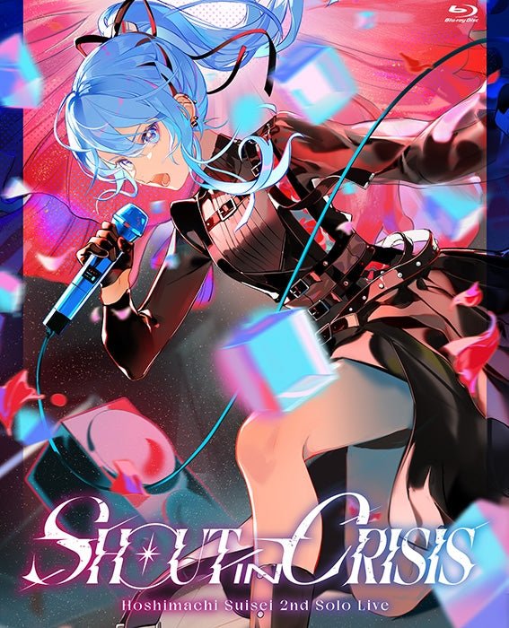 (Blu-ray) Hoshimachi Suisei 2nd Solo Live "Shout in Crisis"{Bonus:Poster,Key Chain}
