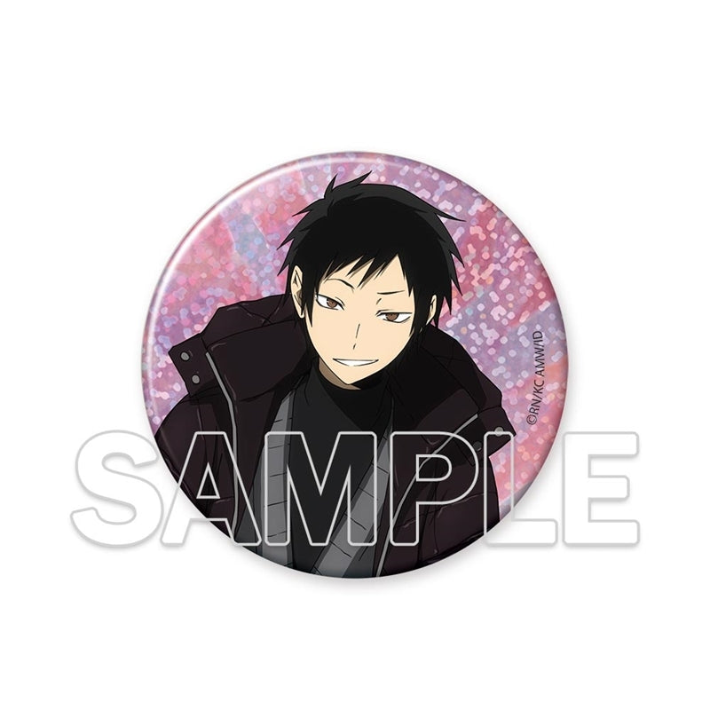 (Goods - Badge) Durarara!!x2 Ver. Winter Glimmering Tin Badge - Izaya Orihara