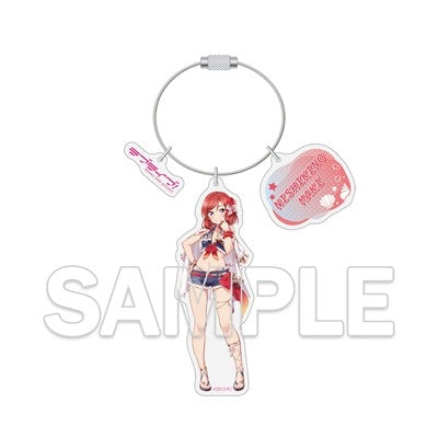 (Goods - Keychain) Love Live! Series Wire Ring Acrylic Keychain - Maki Nishikino