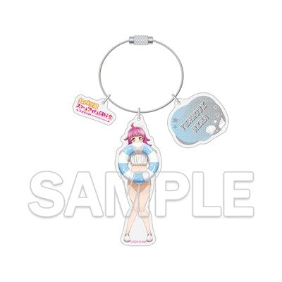 (Goods - Keychain) Love Live! Series Wire Ring Acrylic Keychain - Rina Tennoji
