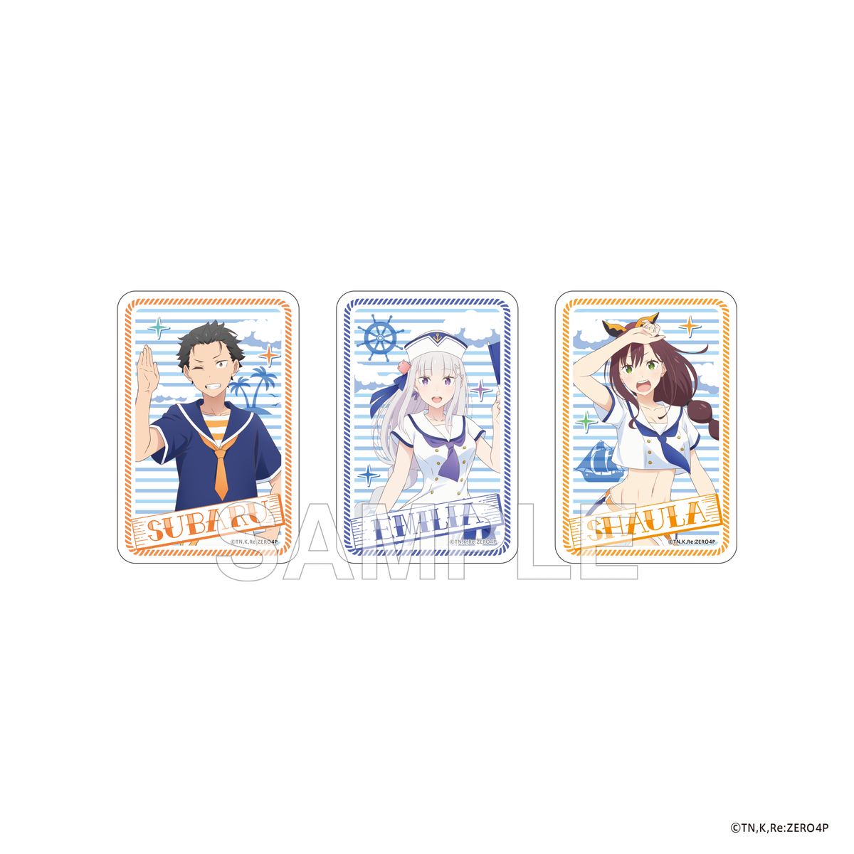 (Goods - Sticker) Re:ZERO -Starting Life in Another World- Sticker Set Sailor Ver.
