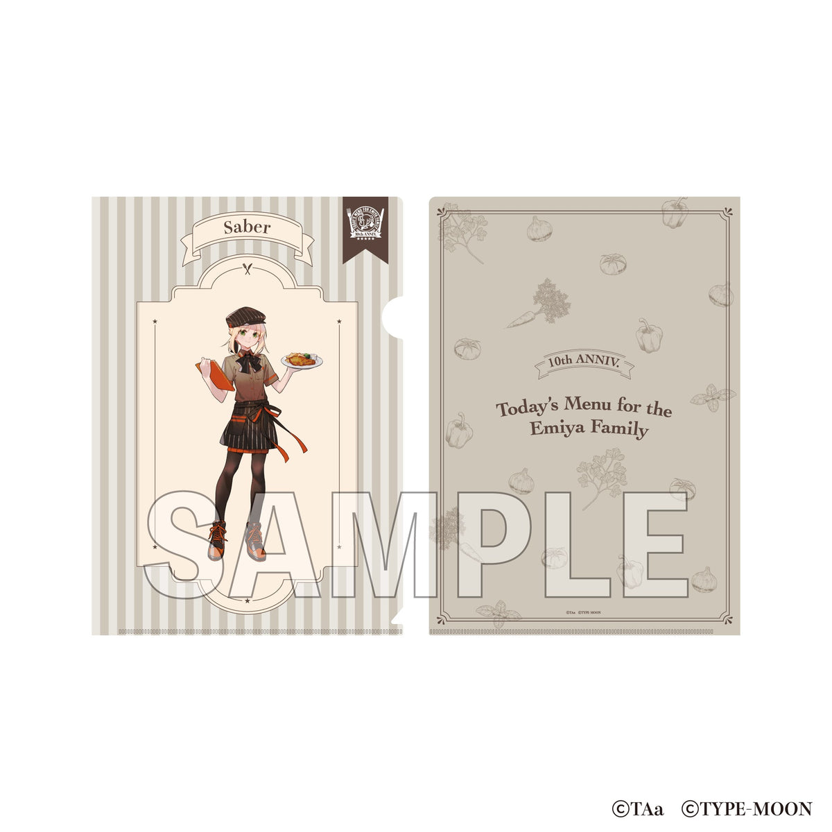 (Goods - Clear File) Today's Menu for the Emiya Family Clear File - Saber