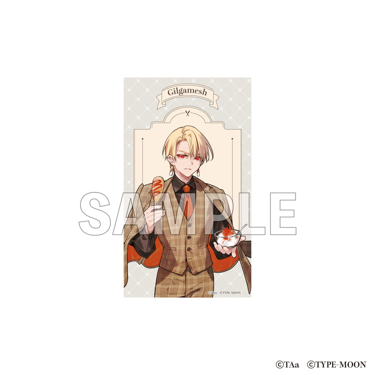 (Goods - Card) Today's Menu for the Emiya Family Clear Card - Gilgamesh
