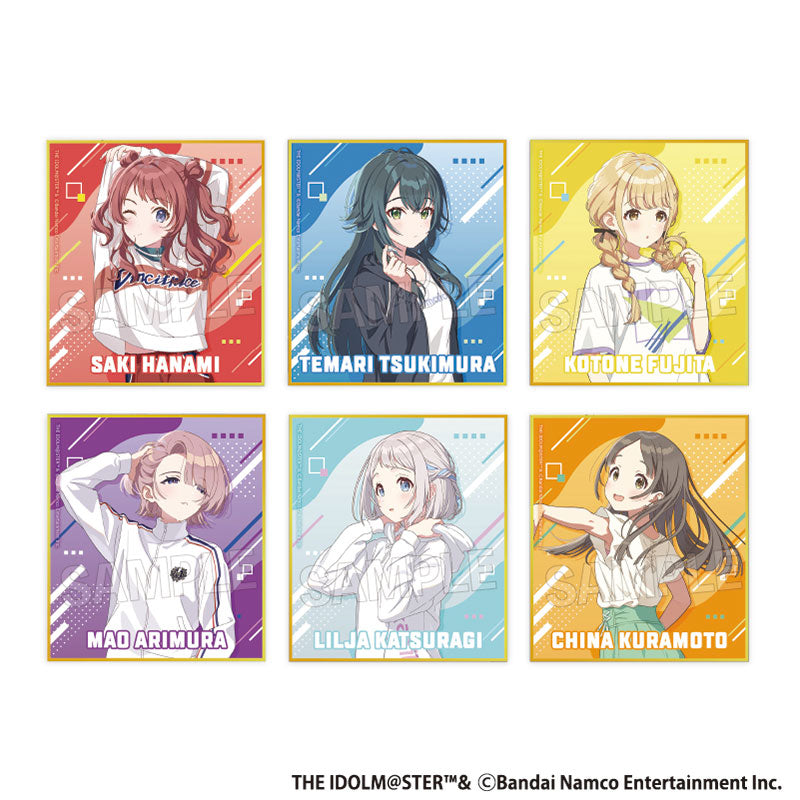 (1BOX=6)(Goods - Art Board) Gakuen iDOLM@STER Trading Mini Art Board Vol.1 (6 Types Total)