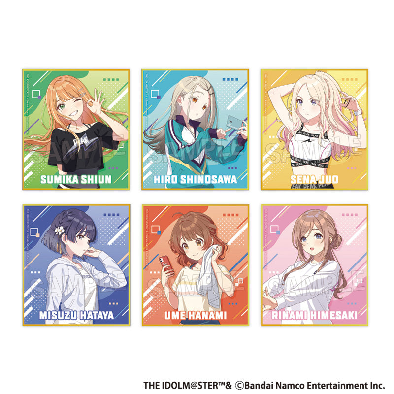 (1BOX=6)(Goods - Art Board) Gakuen iDOLM@STER Trading Mini Art Board Vol.2 (6 Types Total)