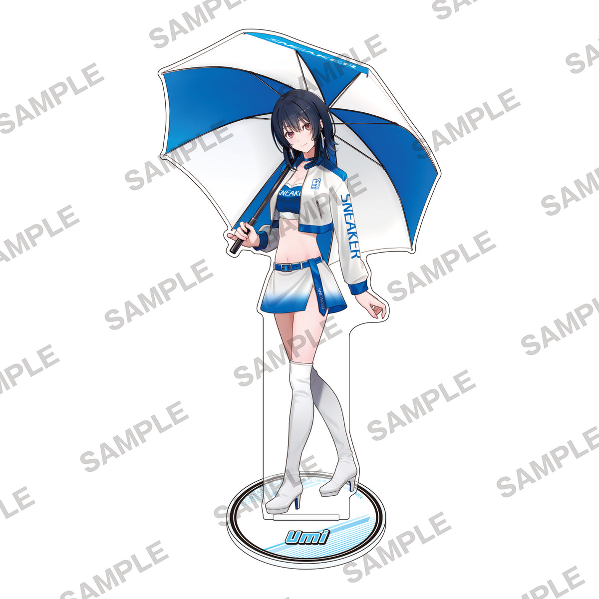 (Goods - Acrylic Stand) I Became Friends with the Second Cutest Girl in My Class Acrylic Stand - Umi Asanagi - Race Queen Ver.