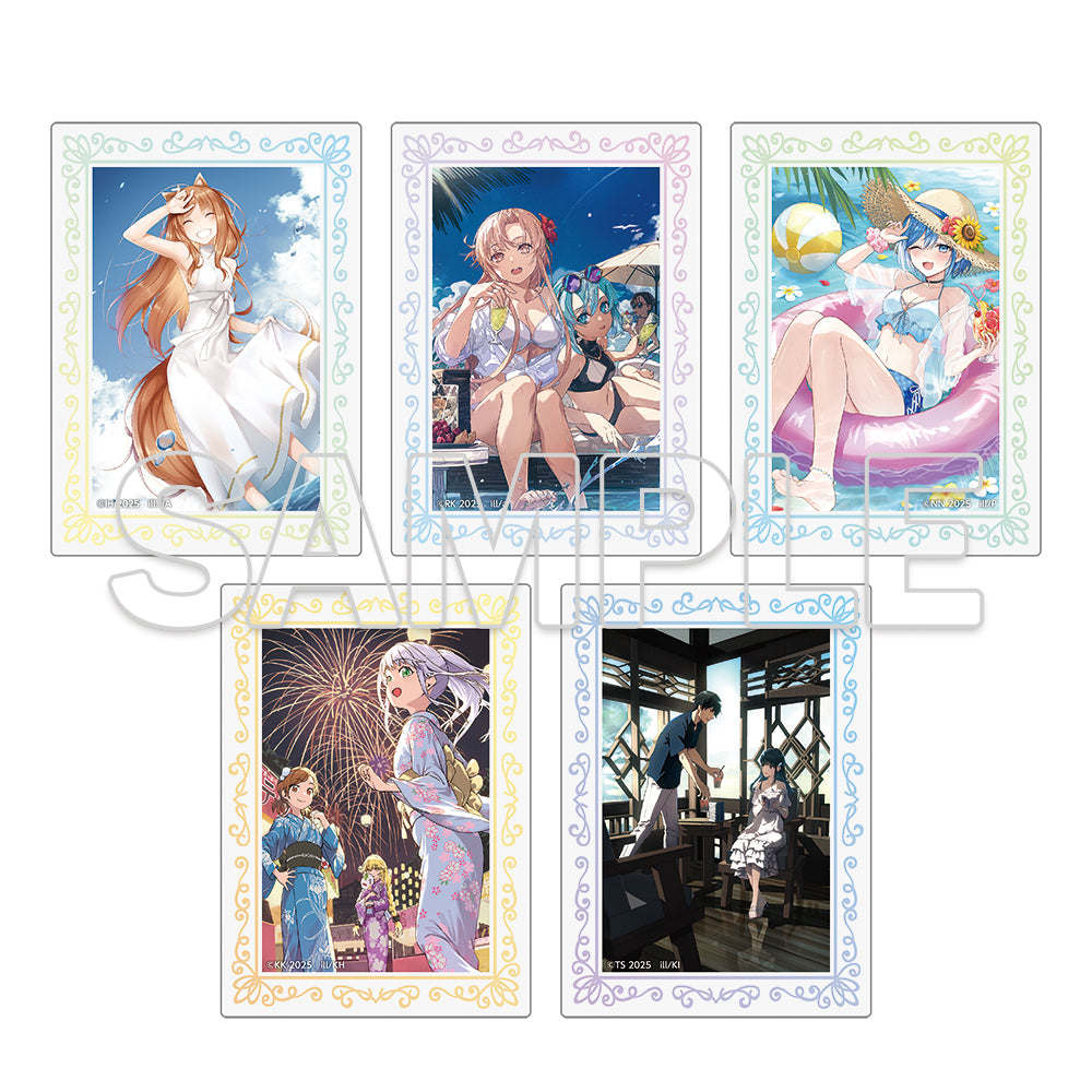 (Goods - Bromide) Dengeki Bunko Tradable Acrylic Card Ver.Summer2