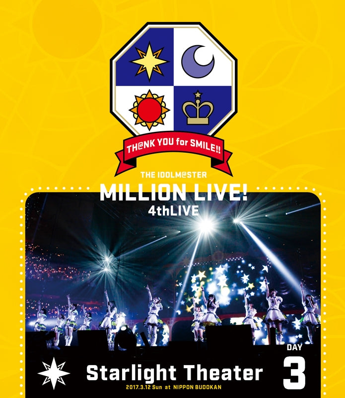 (Blu-ray) THE IDOLM@STER MILLION LIVE! 4thLIVE TH@NK YOU for SMILE! LIVE Blu-ray Day3 Animate International