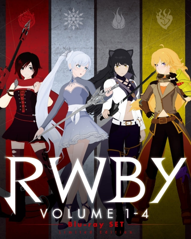 (Blu-ray) RWBY Web Series Volume 1-4 Blu-ray SET Animate International