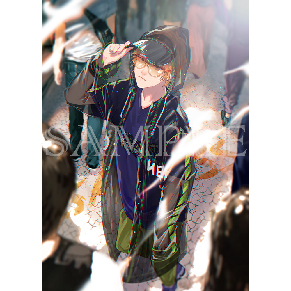 (Goods - High Resolution Print) Boys Gallery Uriurita Chara-fine Keikai A4 Size (Signed by the Artist) Animate International