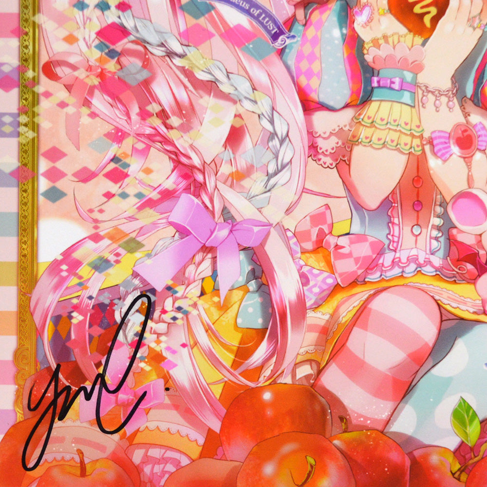 (Goods - High Resolution Print) Art collection Yu Yokubo Hime To Nana Hiki no Taizai (Signed by the Artist) Animate International