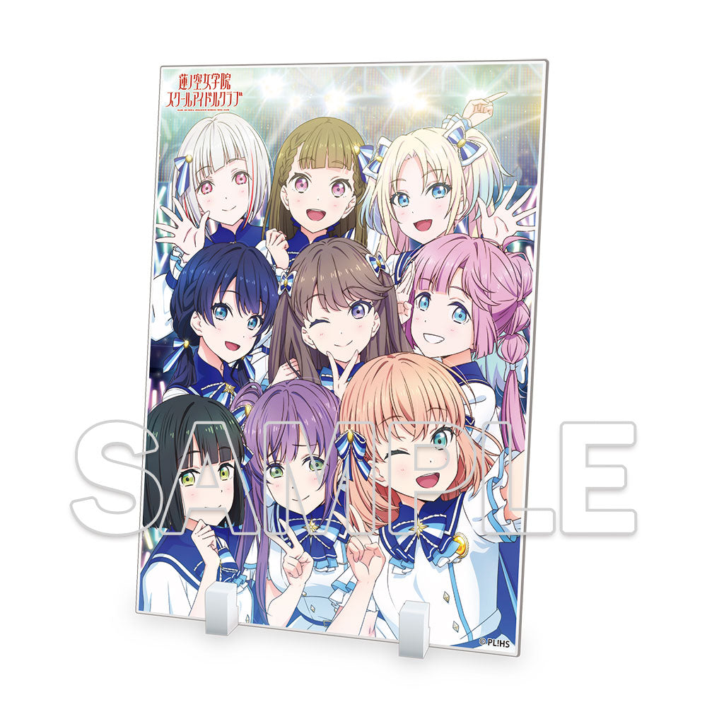 (Goods - Ornament) Love Live! Hasunosora Jogakuin School Idol Club Acrylic Plate Ver. 365Days