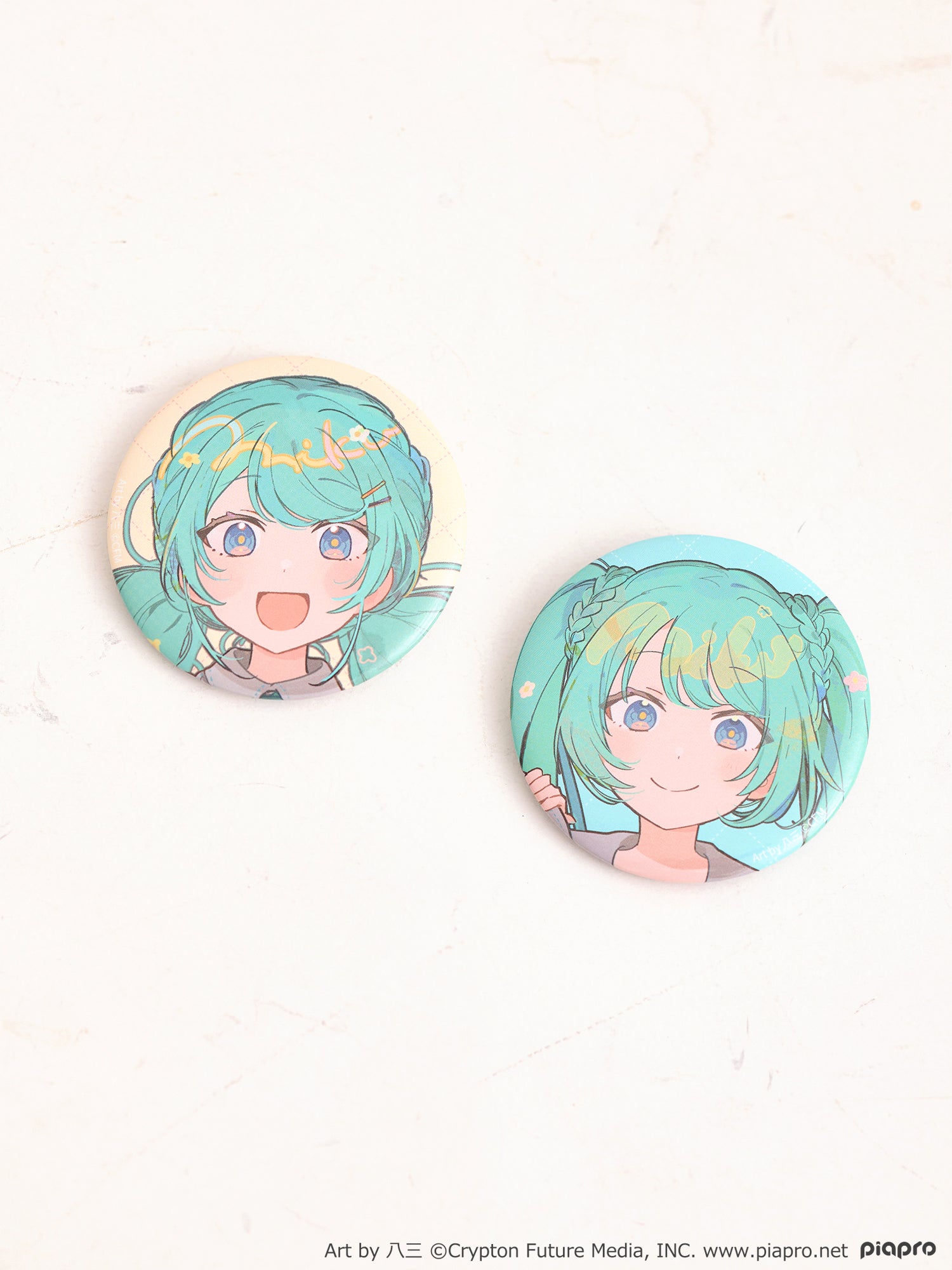 (Goods - Badge) Hatsune Miku Button Badge Set Art by hassan [earth music&ecology Japan Label]