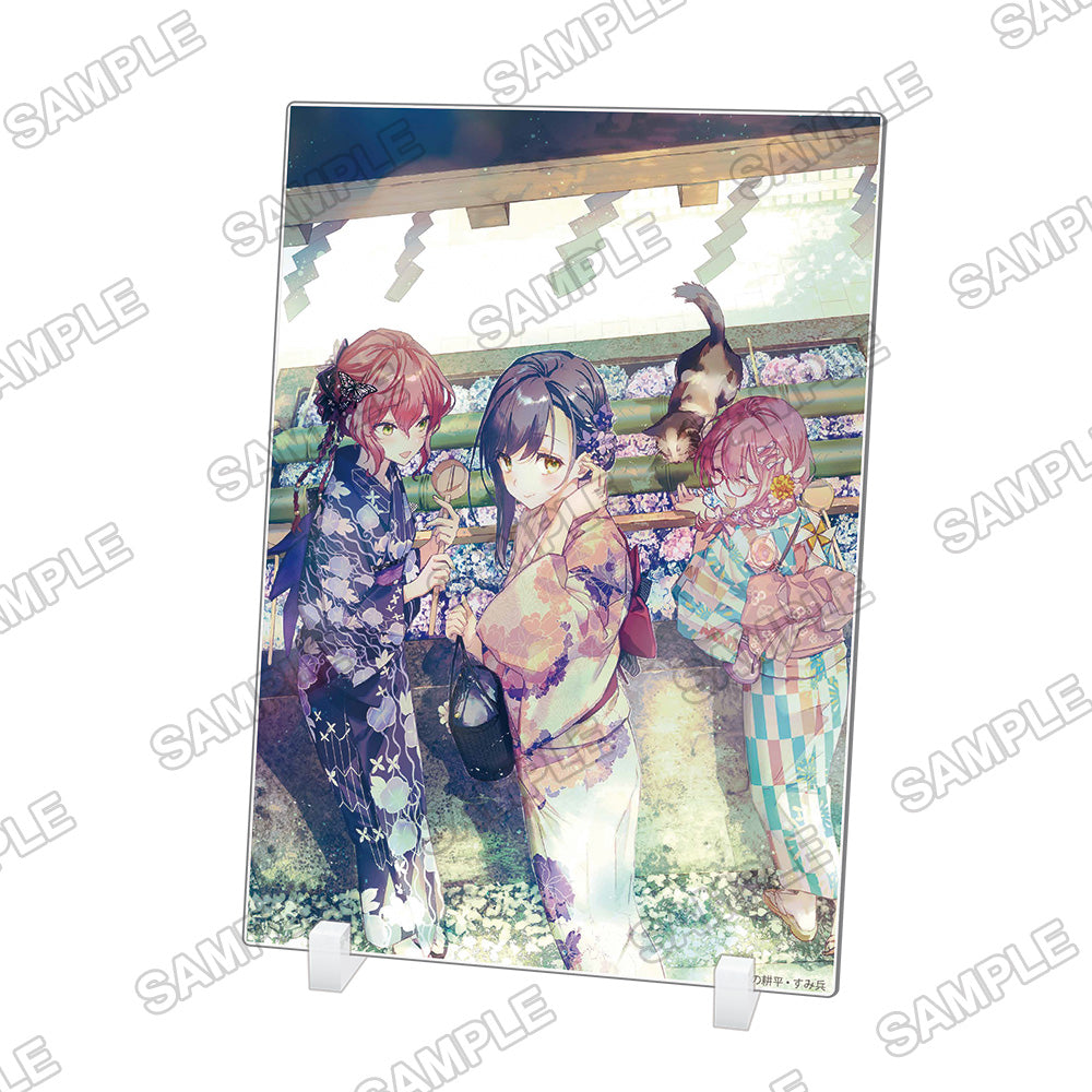 (Goods - Acrylic Stand) Tokyo Ravens 15th Anniversary Acrylic Illustration Plate