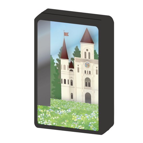 (Goods - Key Chain Cover) Character Frame 04 - Castle