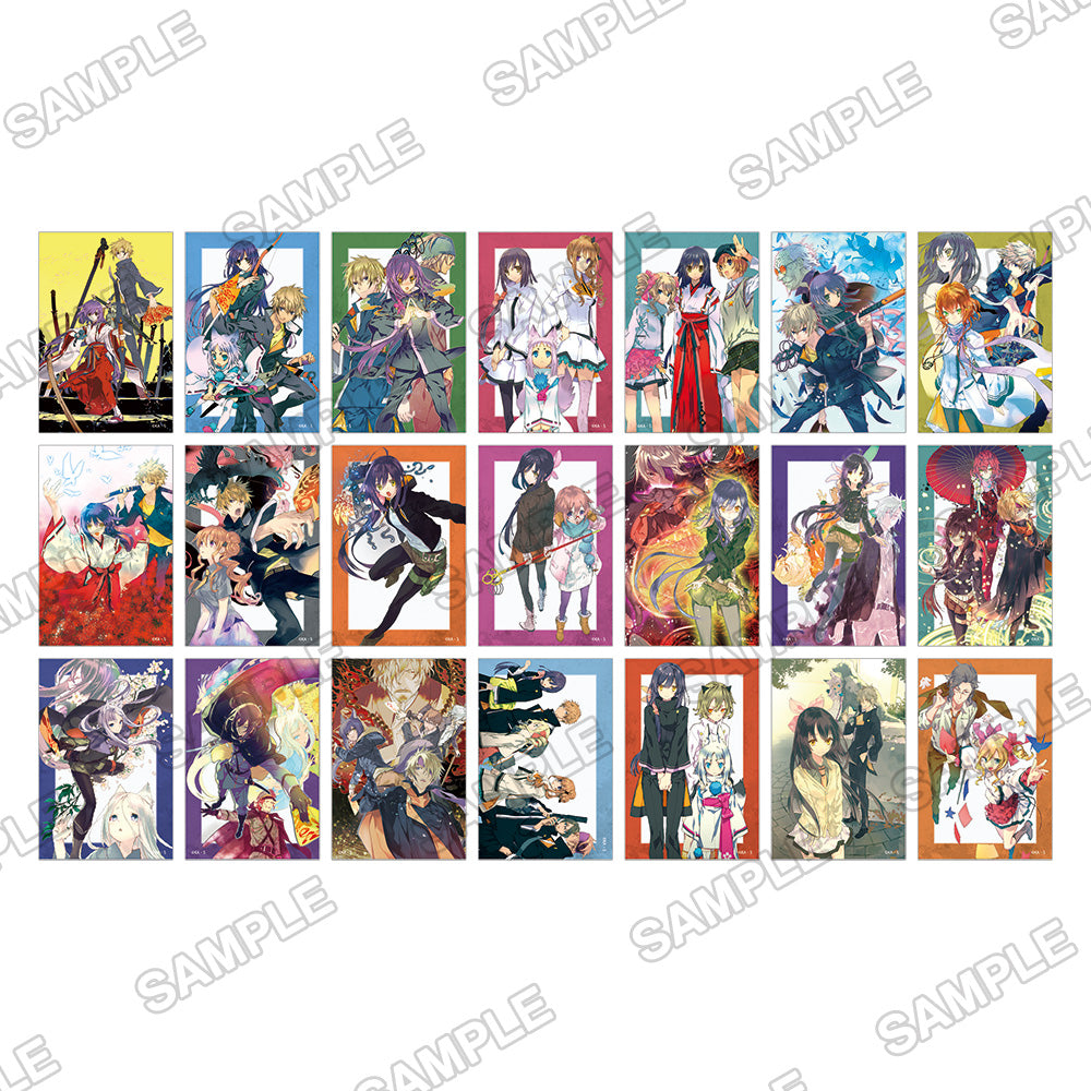 [※Blind](1BOX=3)(Goods - Card) Tokyo Ravens 15th Anniversary Tradable Acrylic Card