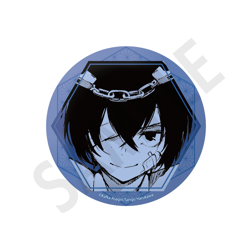 [※Blind](1BOX=3)(Goods - Badge) 文豪ストレイドッグス Tradable Holographic Tin Badges - novels ver.3