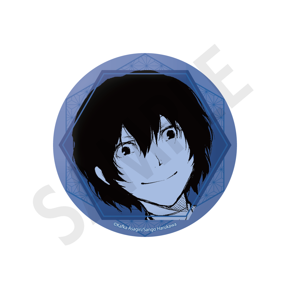 [※Blind](1BOX=3)(Goods - Badge) 文豪ストレイドッグス Tradable Holographic Tin Badges - novels ver.3