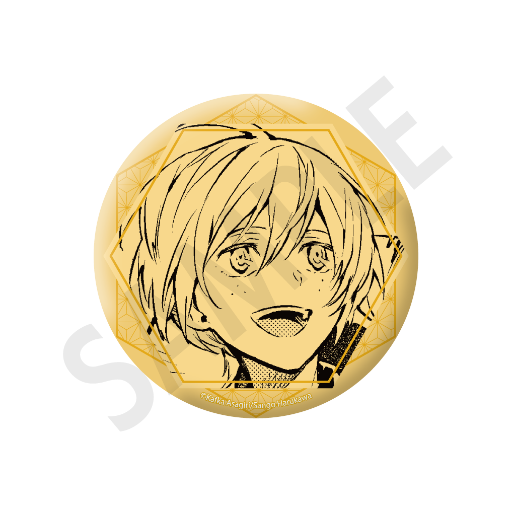 [※Blind](1BOX=3)(Goods - Badge) 文豪ストレイドッグス Tradable Holographic Tin Badges - novels ver.3