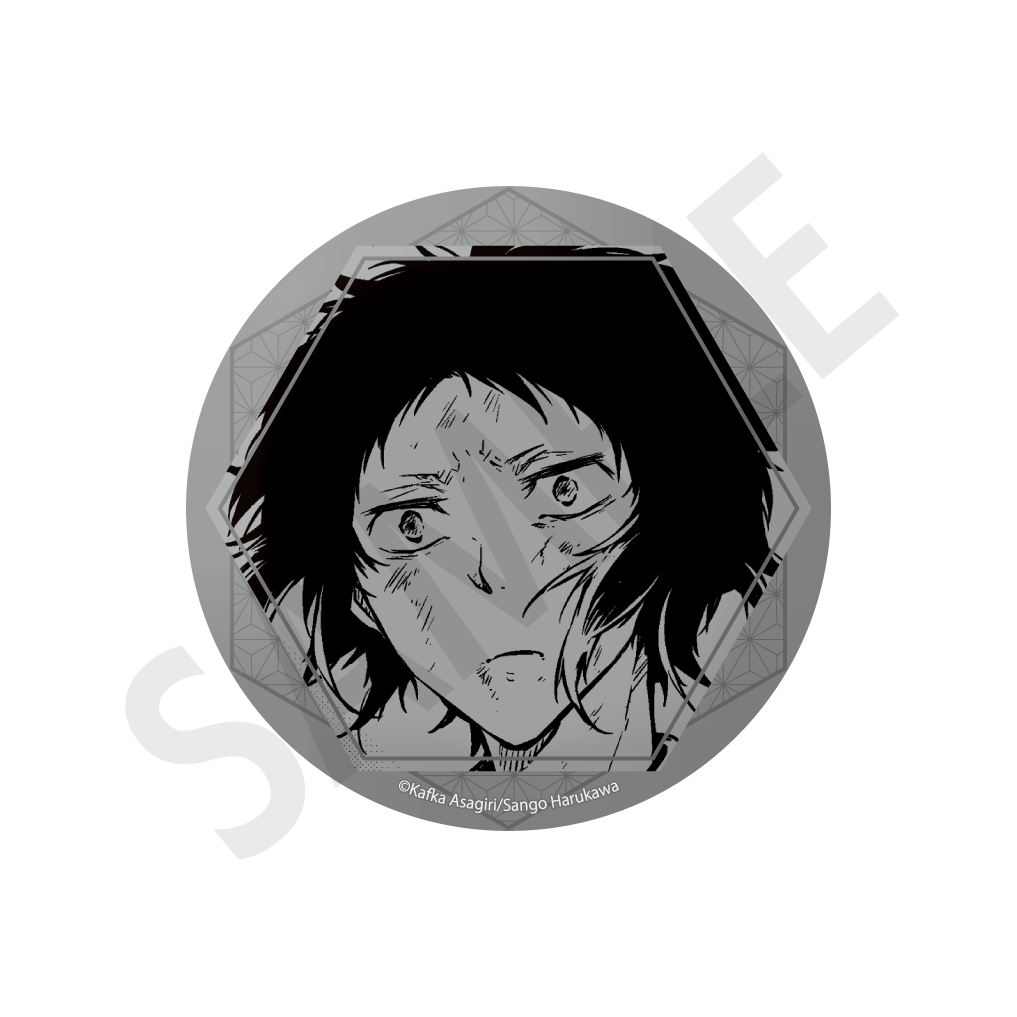 [※Blind](1BOX=3)(Goods - Badge) 文豪ストレイドッグス Tradable Holographic Tin Badges - novels ver.3