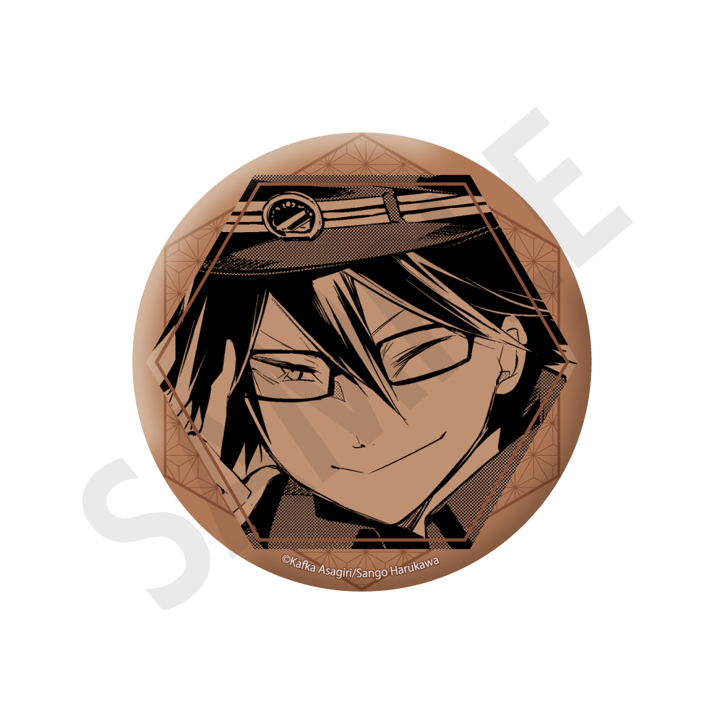 [※Blind](1BOX=3)(Goods - Badge) 文豪ストレイドッグス Tradable Holographic Tin Badges - novels ver.3