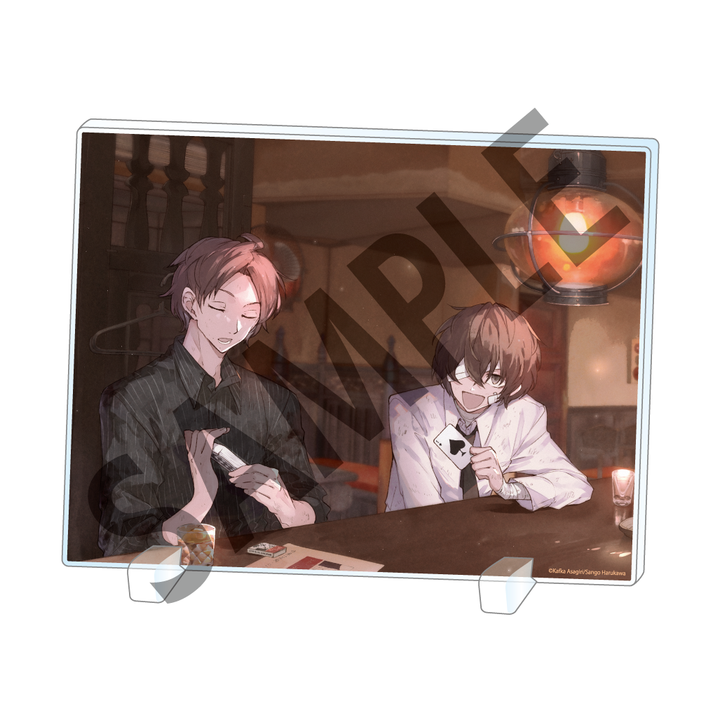 (Goods - Acrylic Stand) 文豪ストレイドッグス - The Day I Picked Up Dazai Acrylic Panel - Dazai Osamu & Oda Sakunosuke