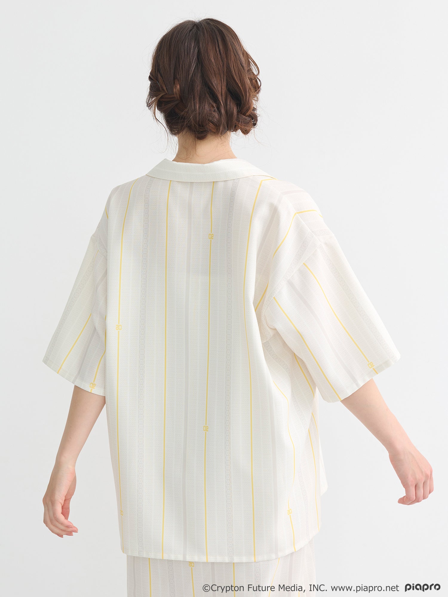 (Goods - Shirt) Kagamine Rin / Len Open Collar Big Shirt [earth music&ecology Japan Label]