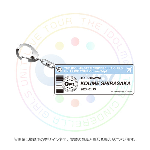 (Goods - Key Chain) THE IDOLM@STER CINDERELLA GIRLS Official Name Key Chain (ConnecTrip! ver.)