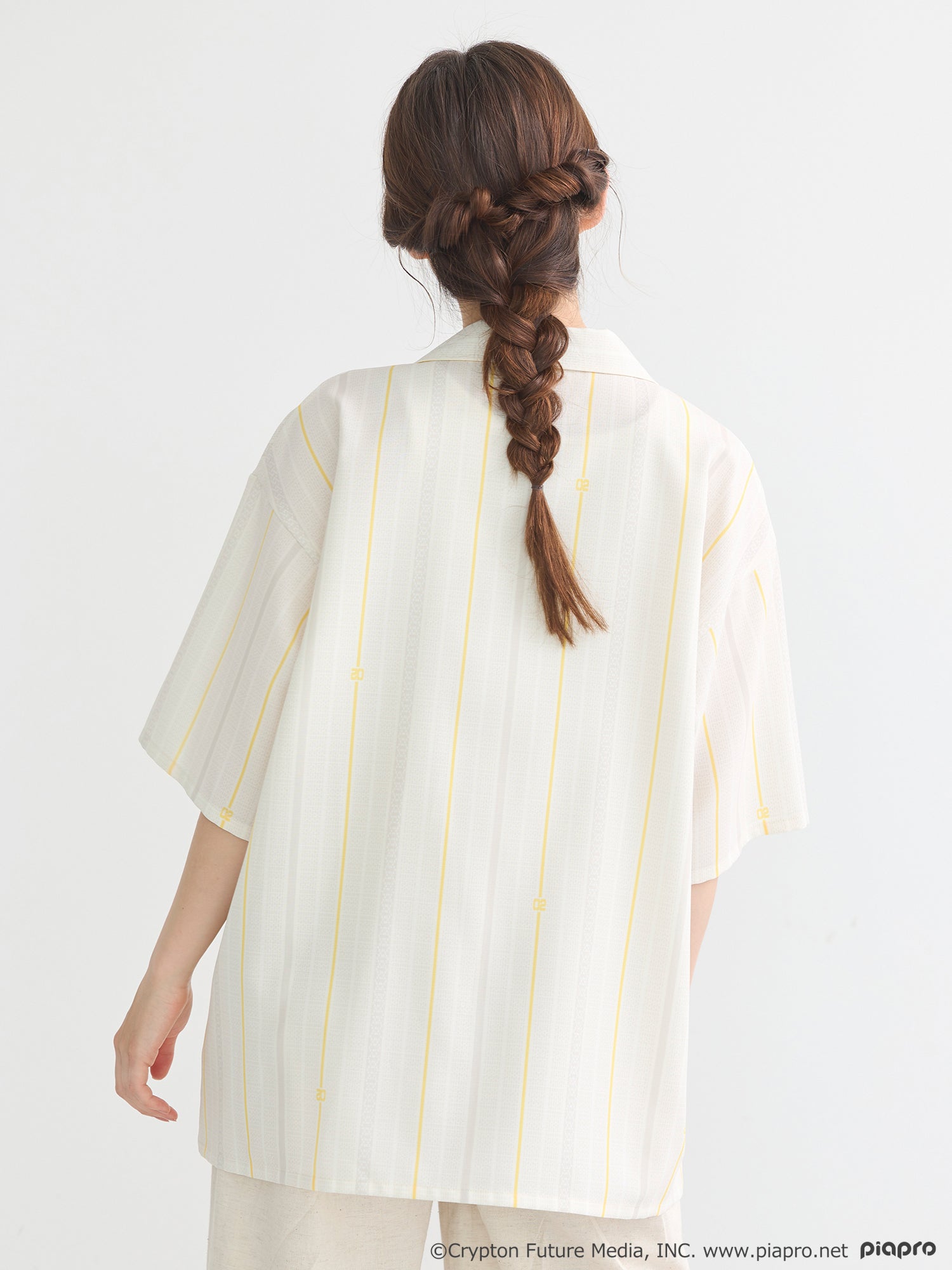 (Goods - Shirt) Kagamine Rin / Len Open Collar Big Shirt [earth music&ecology Japan Label]