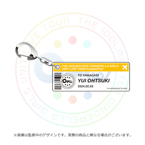 (Goods - Key Chain) THE IDOLM@STER CINDERELLA GIRLS Official Name Key Chain (ConnecTrip! ver.)