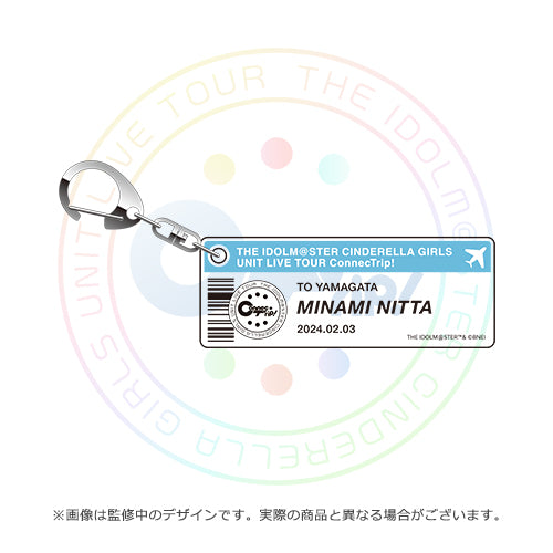 (Goods - Key Chain) THE IDOLM@STER CINDERELLA GIRLS Official Name Key Chain (ConnecTrip! ver.)