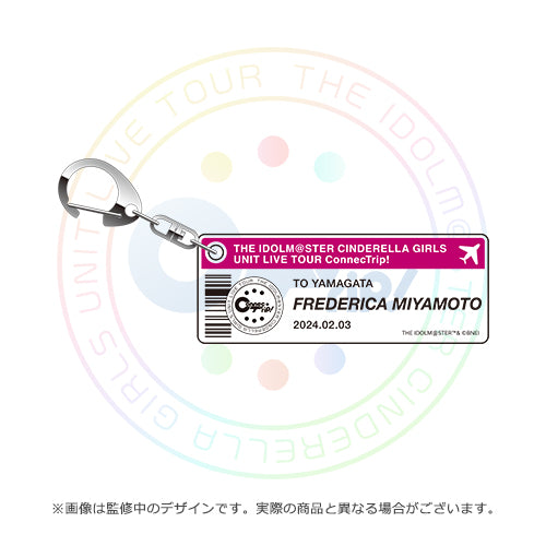 (Goods - Key Chain) THE IDOLM@STER CINDERELLA GIRLS Official Name Key Chain (ConnecTrip! ver.)