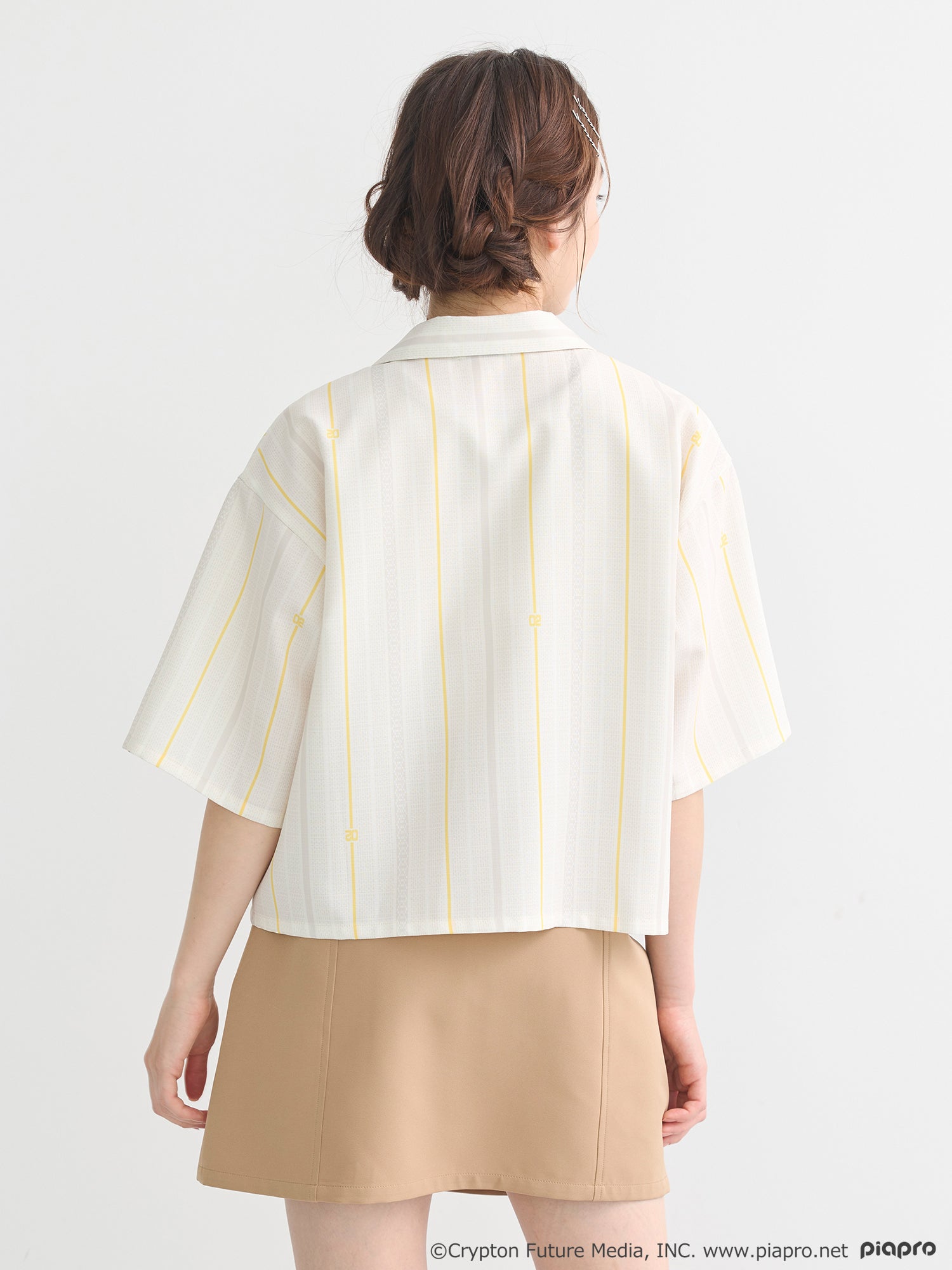 (Goods - Shirt) Kagamine Rin / Len Open Collar Shirt [earth music&ecology Japan Label]