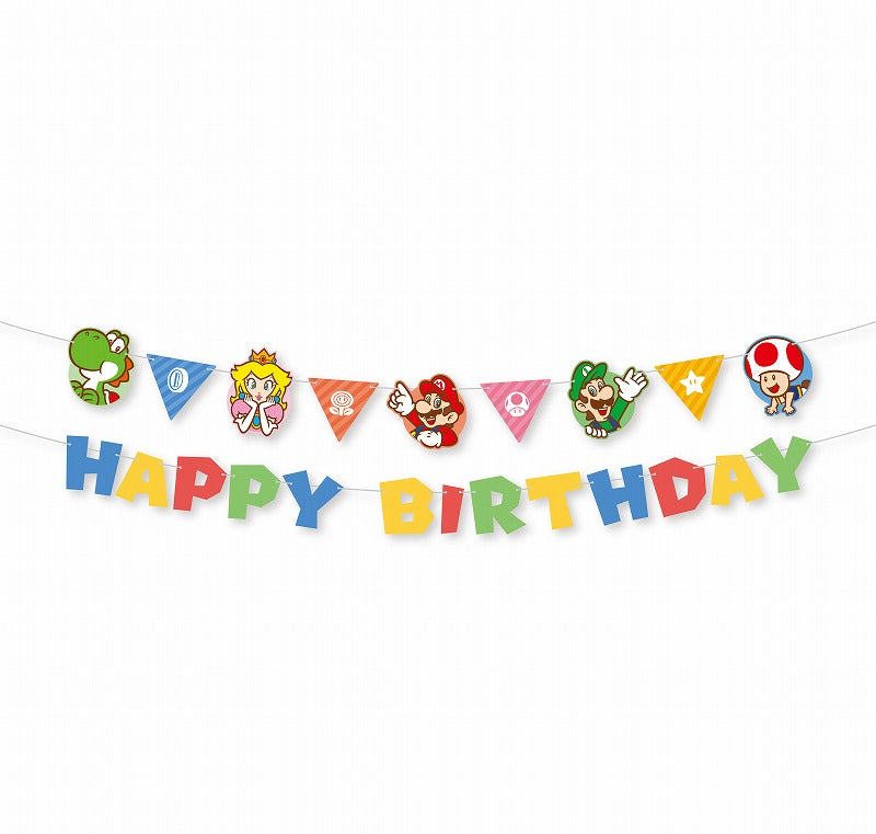 (Goods - Other) Super Mario Garland (Birthday & Party)