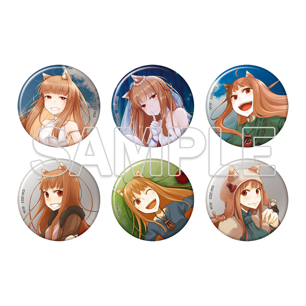 [※Blind](1BOX=3)(Goods - Badge) Spice and Wolf Tradable Metallic Tin Badge Ver.A