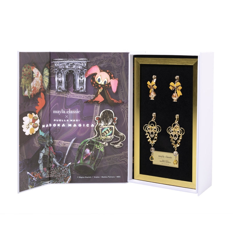 (Goods - Accessory) PUELLA MAGI MADOKA MAGICA ICONIQUE OBJET ~ COMPLETE SET ~ MAMI TOMOE - Clip-On Earring