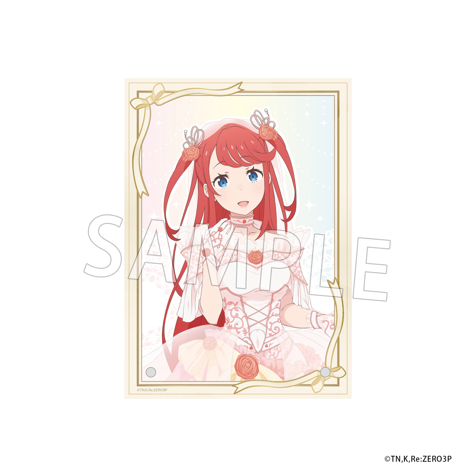 (Goods - Ornament) Re:ZERO - Starting Life in Another World Glimmering Acrylic Panel Wedding ver. Theresia