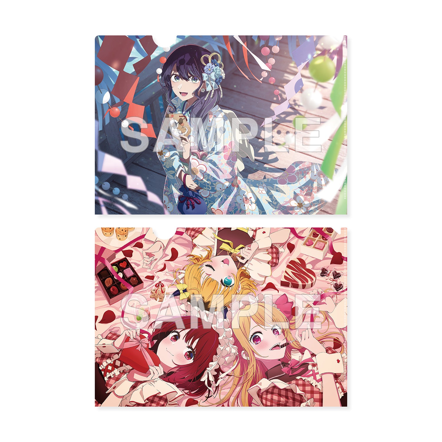 (Goods - Clear File) 【OSHI NO KO】 Clear File Set New Year ＆Valentine's Day 2025 ver.