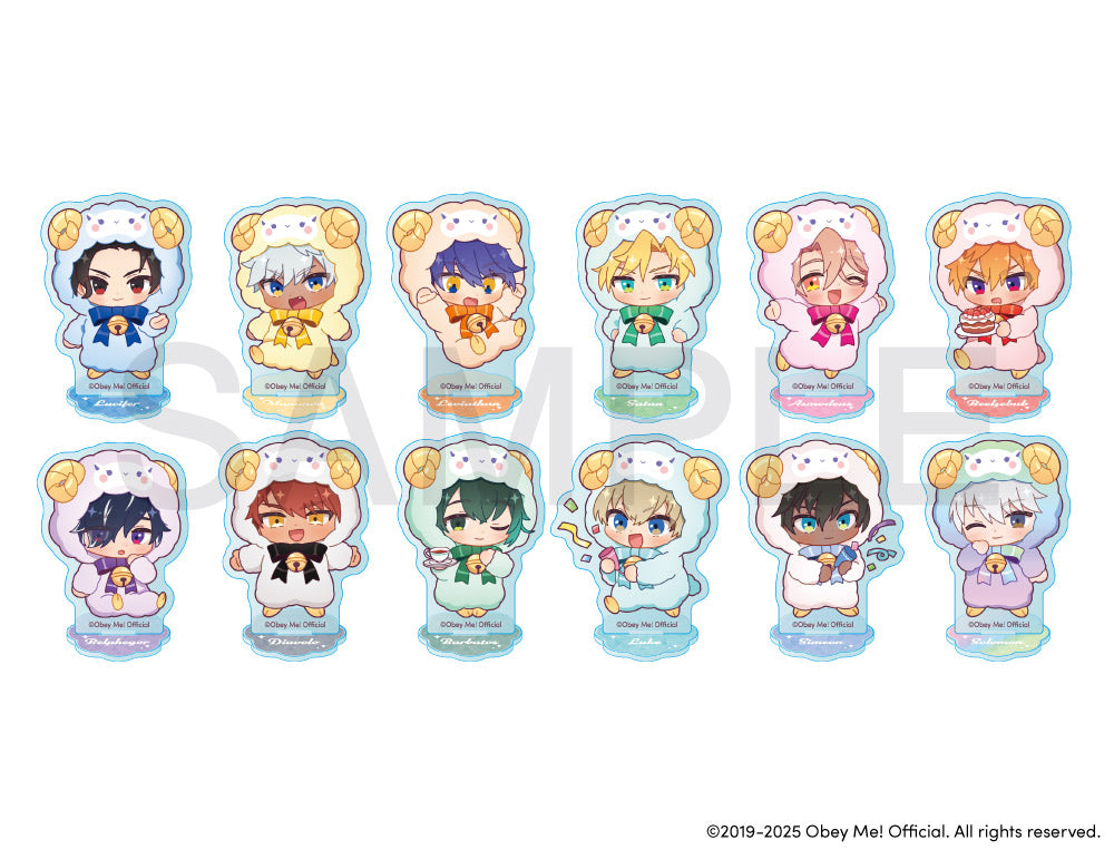 [※Blind](Goods - Acrylic Stand) Obey Me! x CharaDri!! BLANC 2025 Trading Acrylic Stand (12 Types Total)