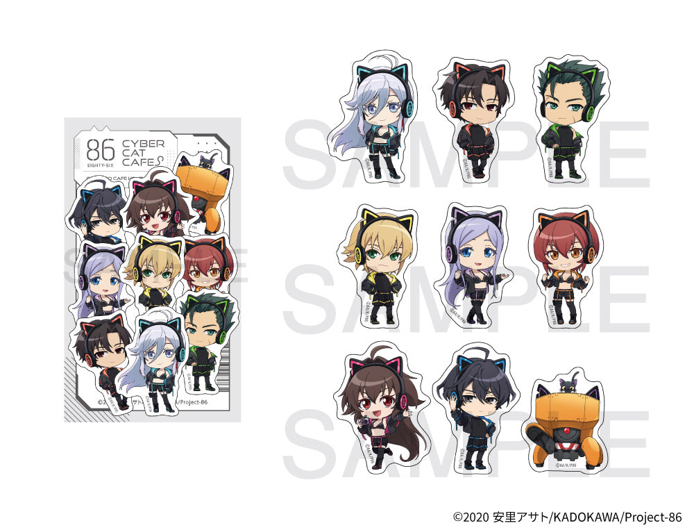 (Goods - Sticker) 86 EIGHTY-SIX x COLLABOCAFEHONPO BLANC 2025 Flake Sticker